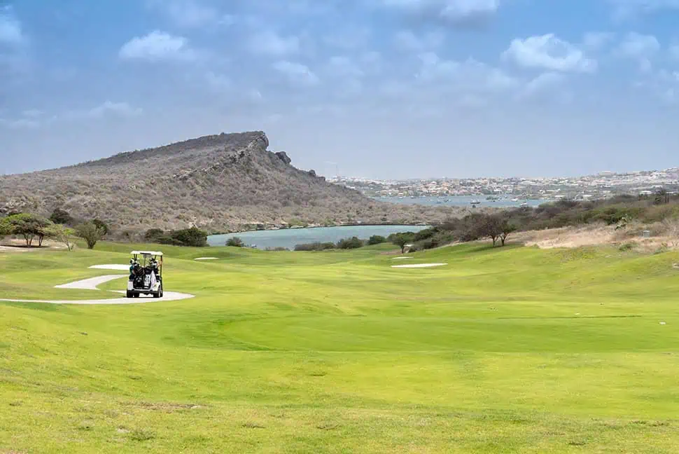 Golf course at Santa Barbara Curaçao