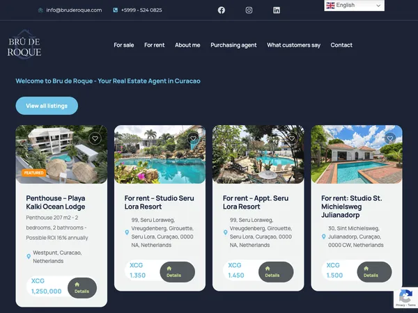 Bru de Roque website screenshot
