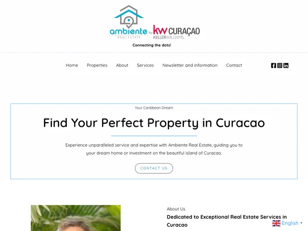 Ambiente Real Estate website screenshot