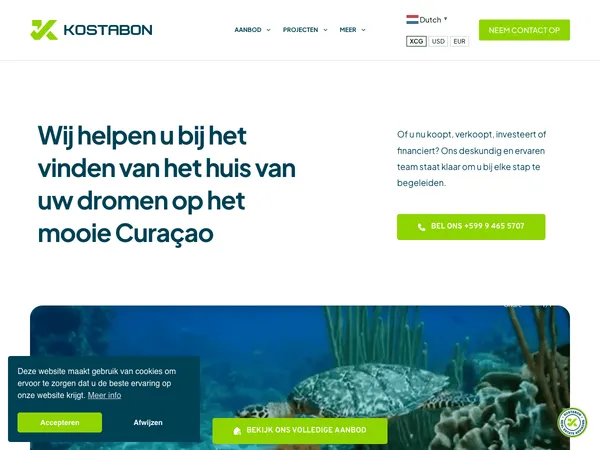 Kostabon website screenshot