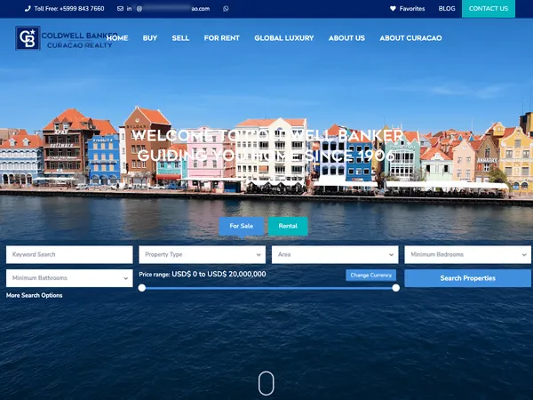 Coldwell Banker website screenshot